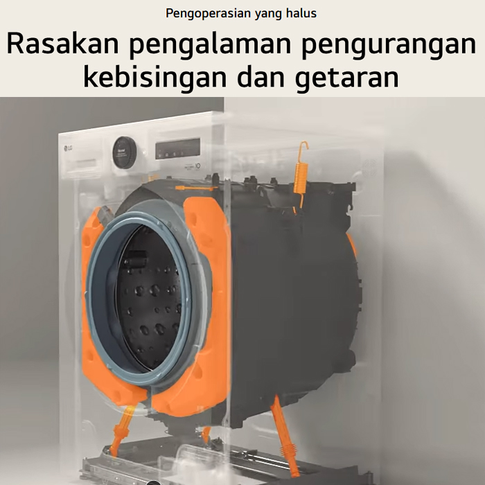 LG Mesin Cuci Front Loading AI DD Turbo Wash 15 Kg - F2515SNEG1 | F2515 SNEG1